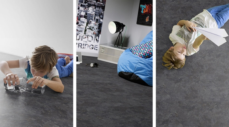 Gerflor Vinylbelag Senso self-adhesive Fliese - 0397 Night slate