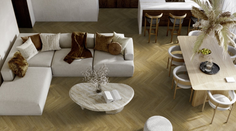 Senso Unik - 1617HB Madera Castano Herringbone