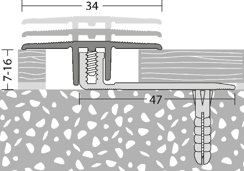 Prinz - LPS 220 Übergangsprofil Nr. 230, 34