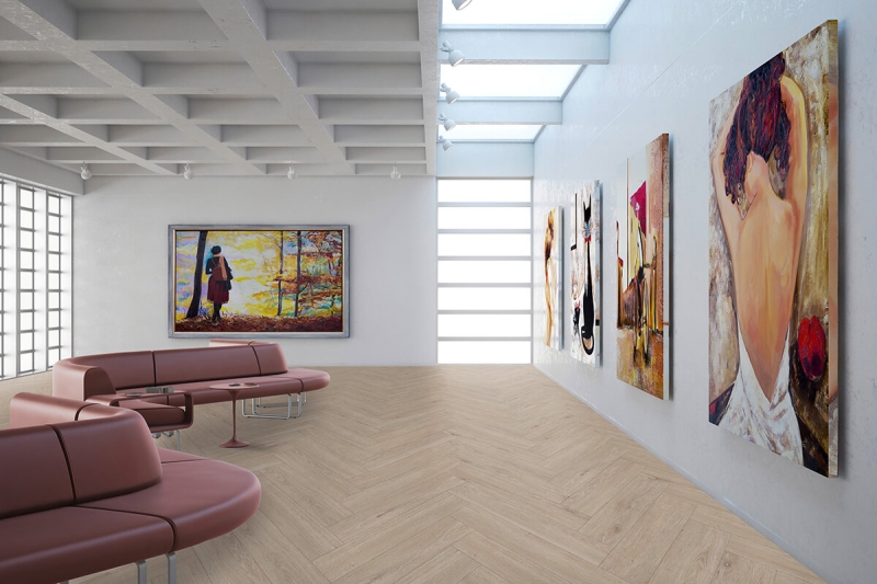 IPC Rubin XS Design Belag 'Eiche steinweiß 284-255363XS'