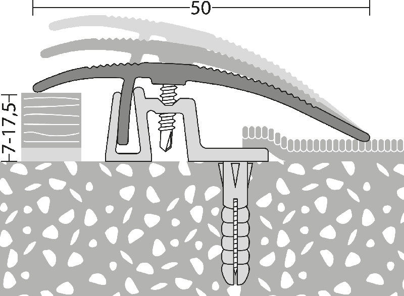 Prinz - PS 400 Anpassungsprofil Nr. 402, 50 mm
