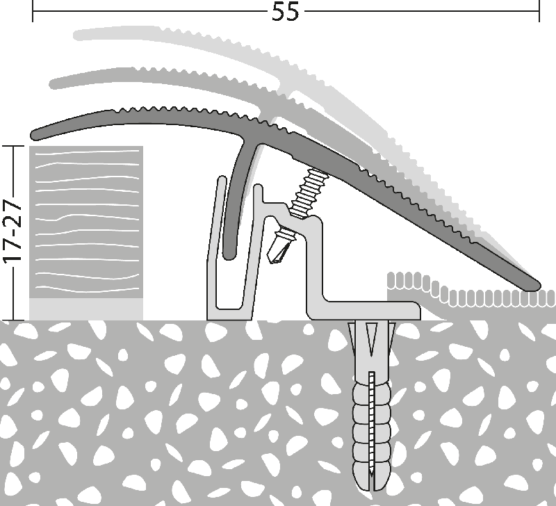 Prinz - PS 400 XXL Anpassungsprofil Nr. 411, 55 mm