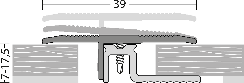 Prinz - PS 400 Übergangsprofil Nr. 424, 39 mm