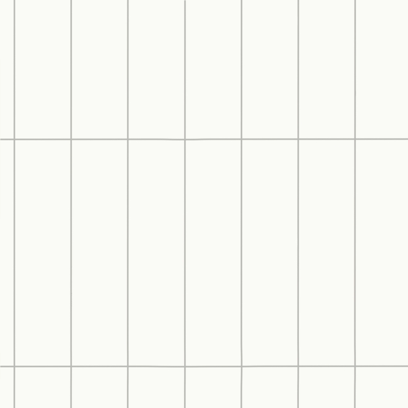 Revêt XL-Vinyl-Wandfliese Butcherblock Weiß Hochglanz 120x60 cm | wasserfest, kratzfest