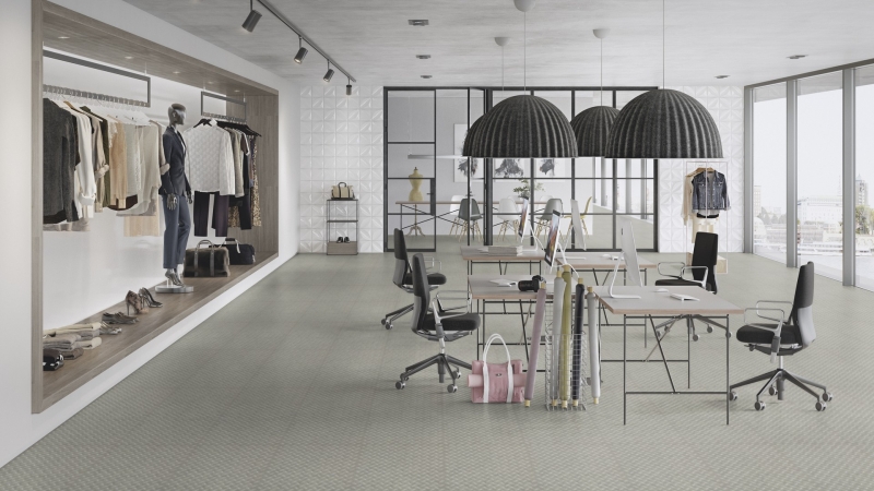 Objectflor Expona Design Silver Treadplate 9143 Designboden