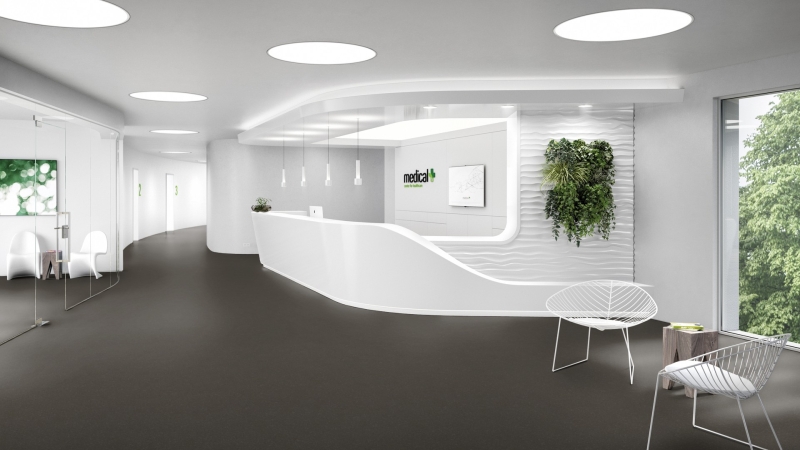 Objectflor Expona Flow Taupe 9843 Designboden Bahnware