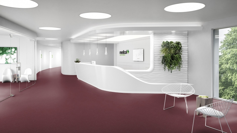 Objectflor Expona Flow Plum 9847 Designboden Bahnware