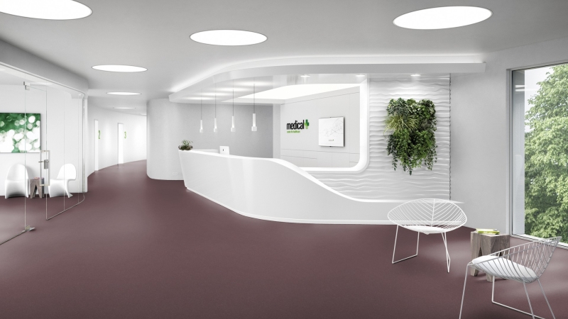 Objektflor Expona Flow Mulberry 9846 Designboden Bahnware