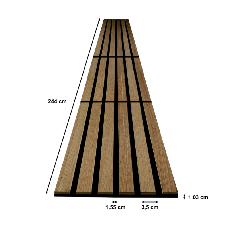 acous Wandpaneele COMPACT Eiche rustikal