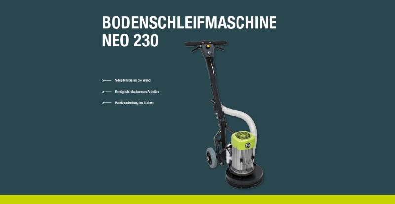 Wolff Neo 230 Bodenschleifmaschine
