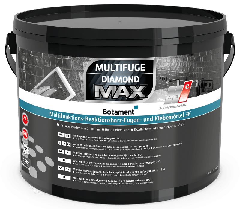 Botament Multifuge Diamond MAX Multifunktions-Reaktionsharz-Fugenmörtel 3K