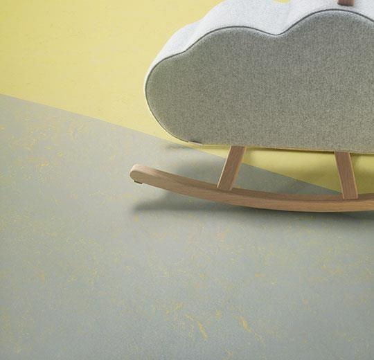 Forbo Marmoleum Concrete - 3733 yellow shimmer Linoleum UNI Bahnenware 2,5 mm