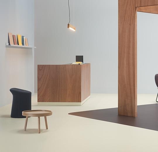 Forbo Marmoleum Cocoa - 3584 white chocolate Linoleum UNI Bahnenware 2,5 mm