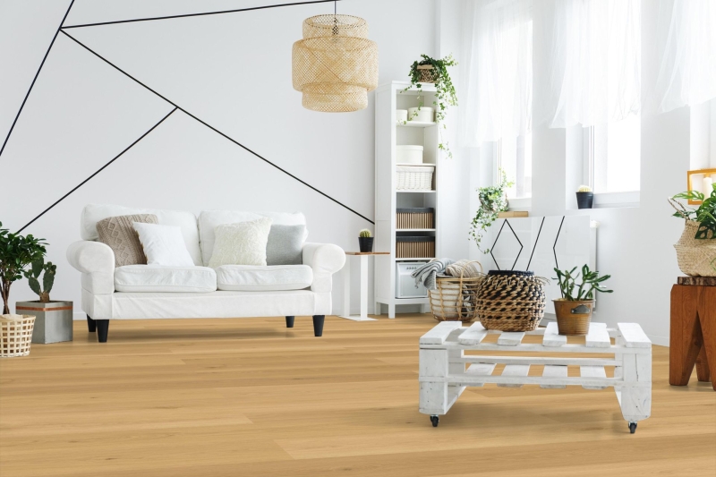 CHECK One 2478 Buchäcker Eiche inkl. Trittschall Premium Breit + Langdiele