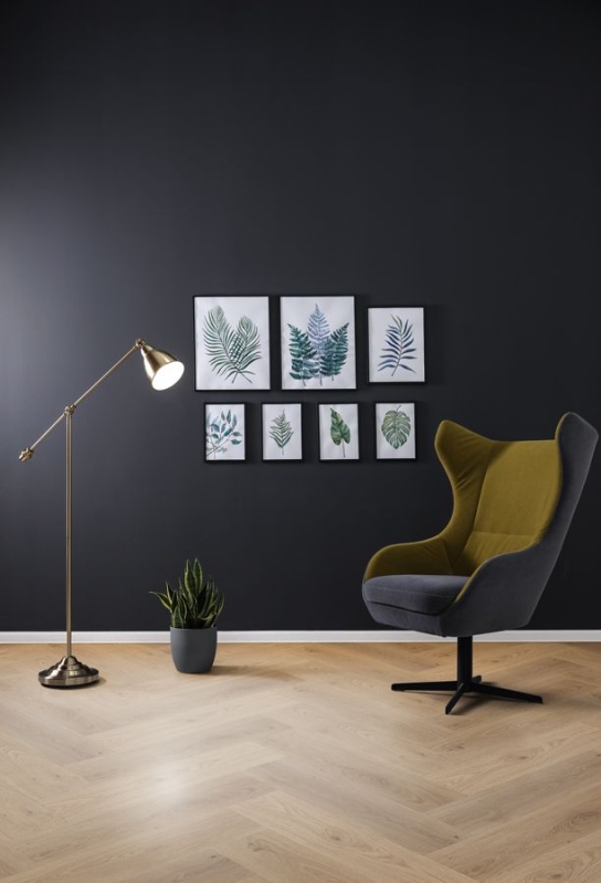 CHECK One - 2077H Altenwald Eiche Herringbone inkl. Trittschall Premium