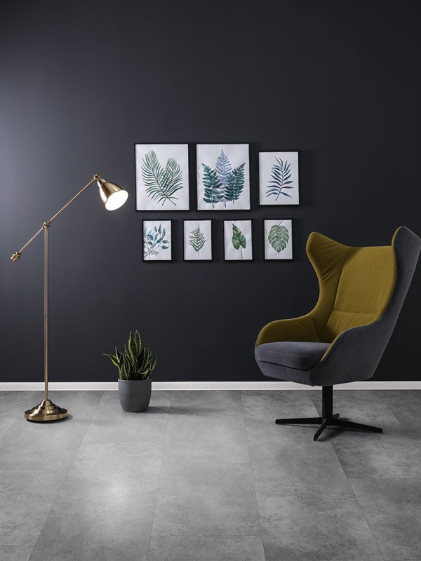 CHECK One - 2150 Mettingen Beton Fliese XL inkl. Trittschall Standard