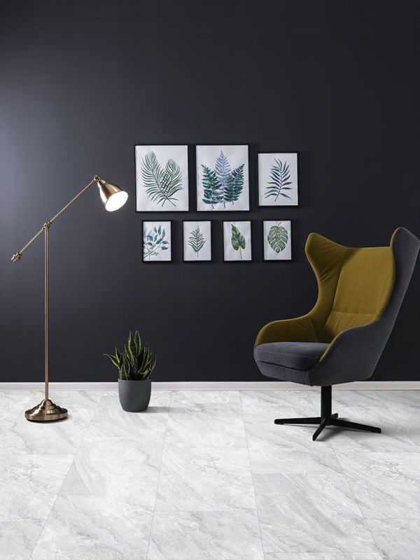 CHECK One - 2152 Heisiek Marmor Fliese XL inkl. Trittschall Standard