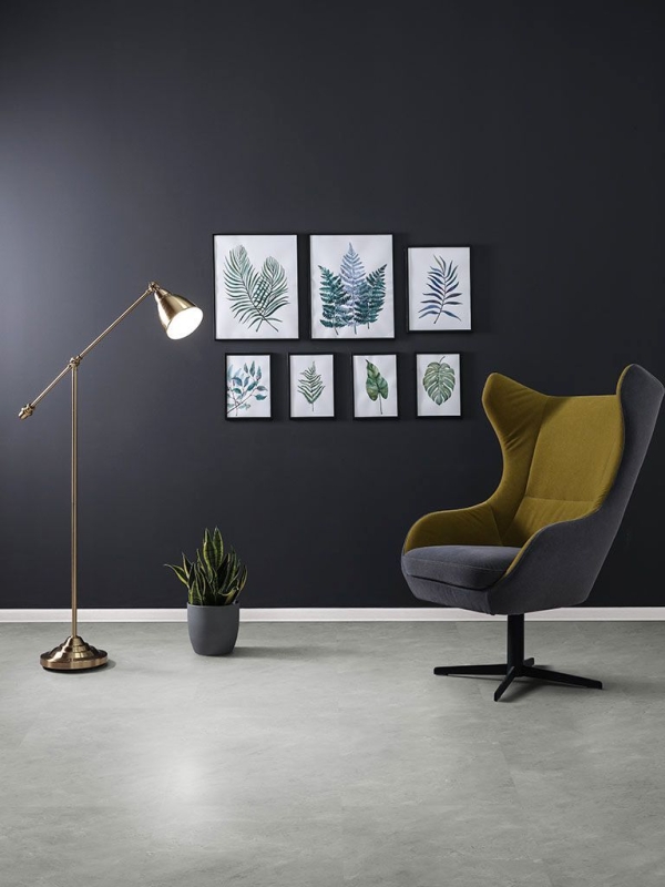 CHECK One - 2154 Marbach Beton Fliese XL inkl. Trittschall Standard