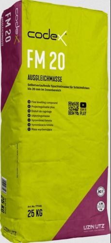 codex FM 20 Feinspachtelmasse - 25 kg