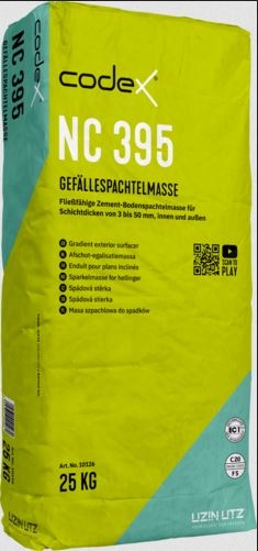 codex NC 395 Gefällespachtelmasse - 25 kg