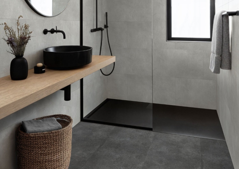 Gerflor 55 - 1601 Bloom Uni Dark