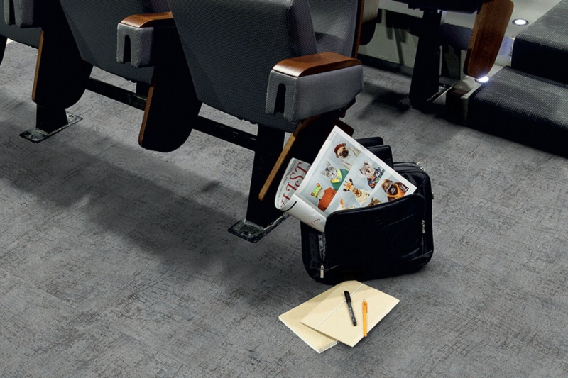 Gerflor Vinylbelag - Gerflor 70 Connect - 0063 Rough Textile Grey