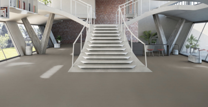 Gerflor DLW Lino Art Urban - 0554 Concrete Grey