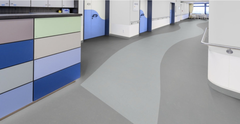 Gerflor DLW Lino Art Urban - 0563 Zinc Grey