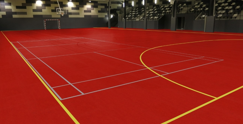 Gerflor DLW Colorette Sport Neocare 4 mm - 1118 Power Red Linoleum Bahnenware