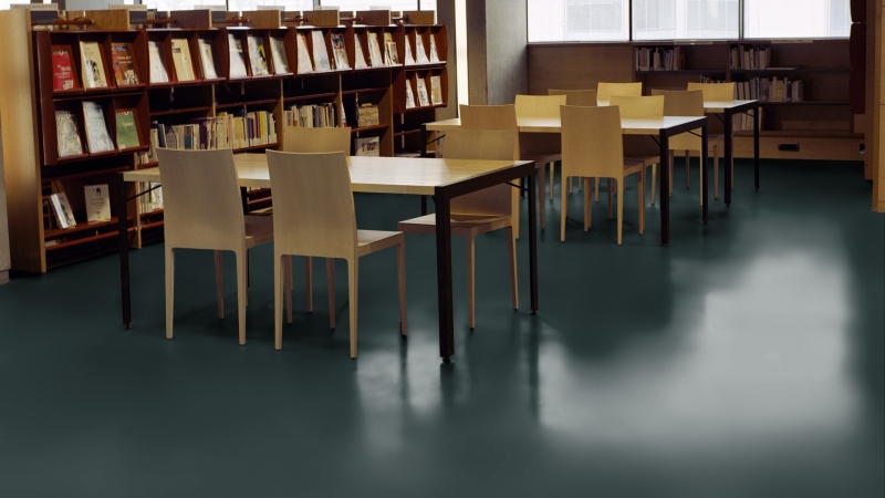 Gerflor DLW Uni Walton NEOCARE™ - 0035 Racing Green Linoleum Bahnware 2,5 mm