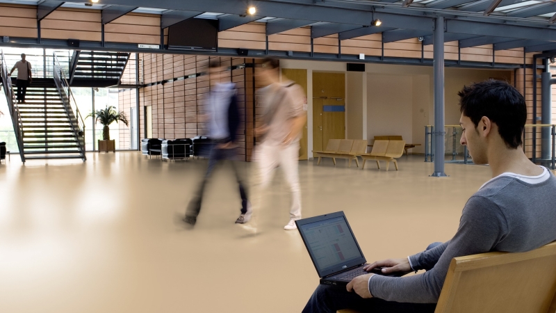 Gerflor DLW Uni Walton NEOCARE™ - 0043 Neutral Beige Linoleum Bahnware 2,5 mm