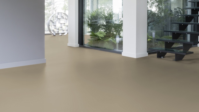 Gerflor DLW Uni Walton NEOCARE™ - 0085 Warm Concrete Grey Linoleum Bahnware 2,5 mm