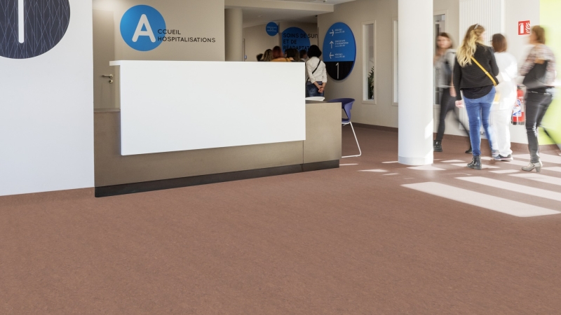 Gerflor DLW Marmorette NEOCARE™ 0003 Dark Brown Linoleum Bahnenware 2,5 mm