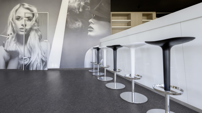 Gerflor DLW Marmorette Acoustic Plus 19 dB - 0059 Plumb Grey Bahnenware