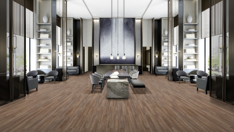 Forbo Allura Dryback | Wood 0,40 | 63645DR4 dark serene oak | 150 x 20 cm