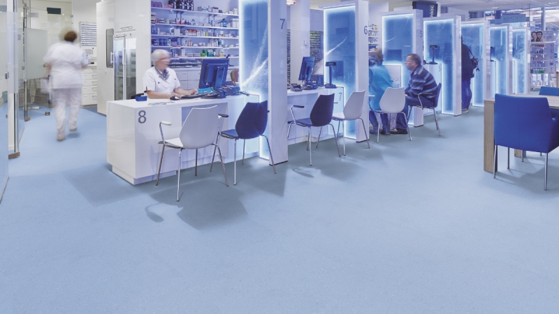 Forbo Colorex Plus EC - Fliese - Farbe 621022 niagara