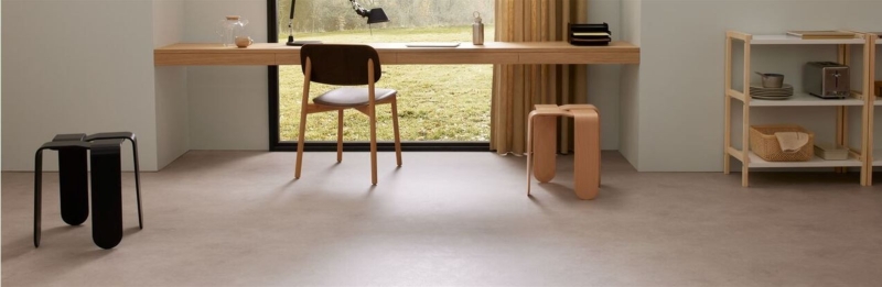 Forbo Eternal de Luxe Comfort - Bahnenware - 3066/30662 mortar concrete