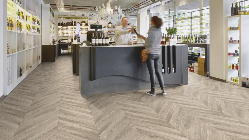 Forbo Flotex Naturals - summer chevron 010071F