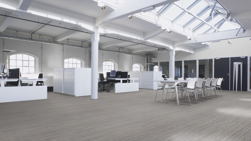 Forbo Marmoleum Striato - 5250 Blue Basalt Linoleum Bahnenware 2,5 mm