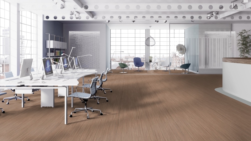 Forbo Marmoleum Striato - 5217 whitered prairie Linoleum Bahnenware 2,5 mm