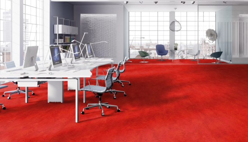 Forbo Marmoleum FRESCO - 3131 scarlet Linoleum Bahnenware 2,5 mm