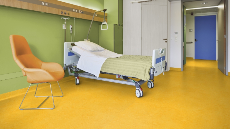 Forbo Marmoleum FRESCO - 3251 lemon zest Linoleum Bahnenware 2,5 mm