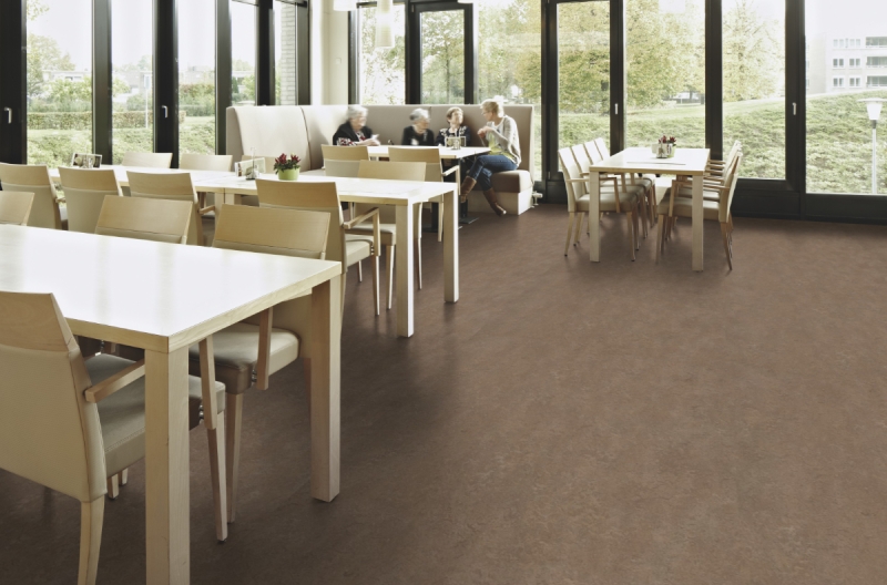 Forbo Marmoleum FRESCO - 3254 clay Linoleum Bahnenware 2,5 mm