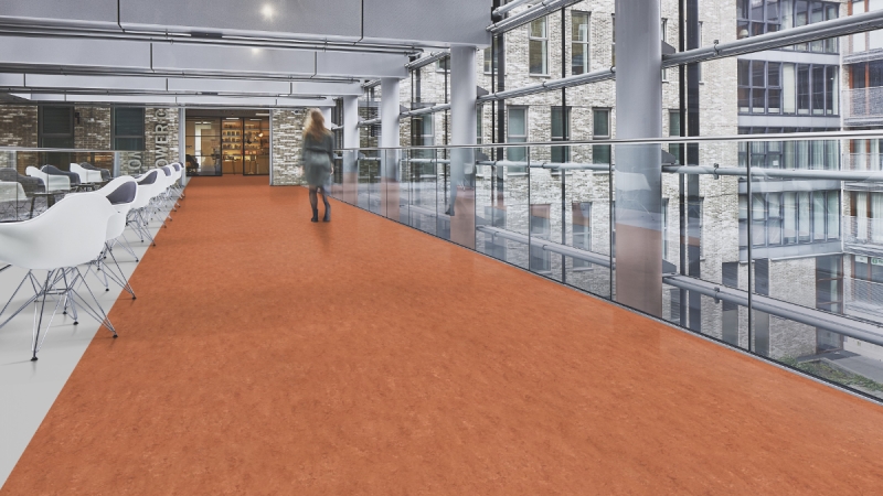 Forbo Marmoleum REAL - 2767 rust Linoleum Bahnenware 2,5 mm