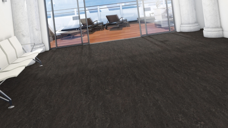 Forbo Marmoleum REAL - 3236 dark bistro Linoleum Bahnenware 2,5 mm