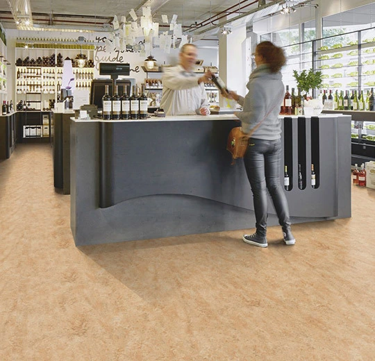 Forbo Marmoleum REAL - 3075 shell Linoleum Bahnenware 2,5 mm