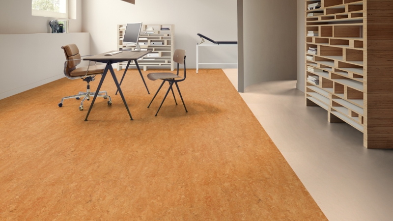 Forbo Marmoleum REAL - 3174 Sahara Linoleum Bahnenwareware 2,5 mm
