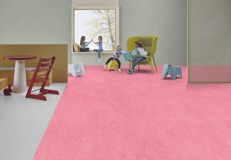 Forbo Marmoleum REAL - 3268 honey suckle Linoleum Bahnenware 2,5 mm