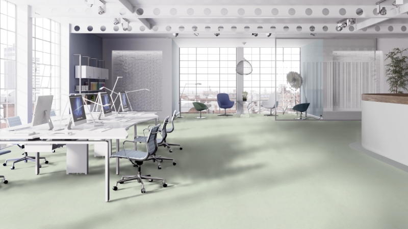 Forbo Marmoleum Concrete - 3749 Arctic Linoleum UNI Bahnenware 2,5 mm