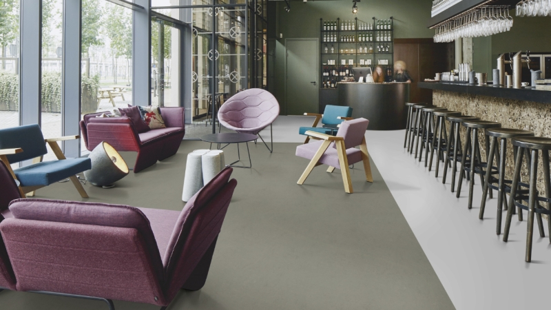 Forbo Marmoleum Concrete - 3755 glacier Linoleum UNI Bahnenware 2,5 mm